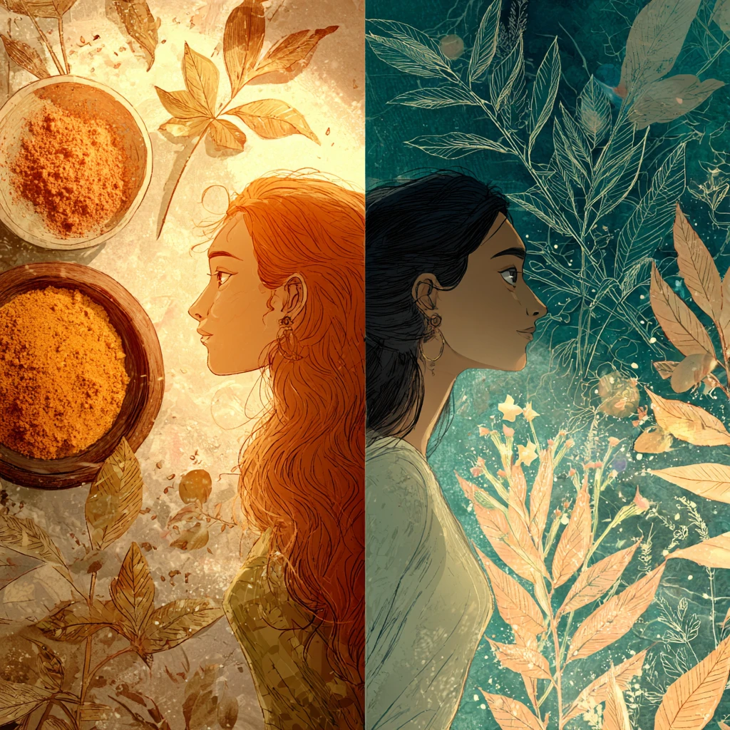 تفاوت حنا ۴۰ گیاه و حنا بی رنگ