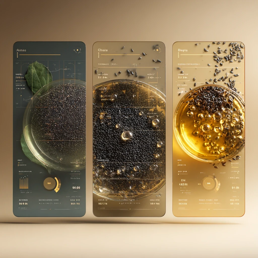 مقایسه دانه چیا و تخم شربتی