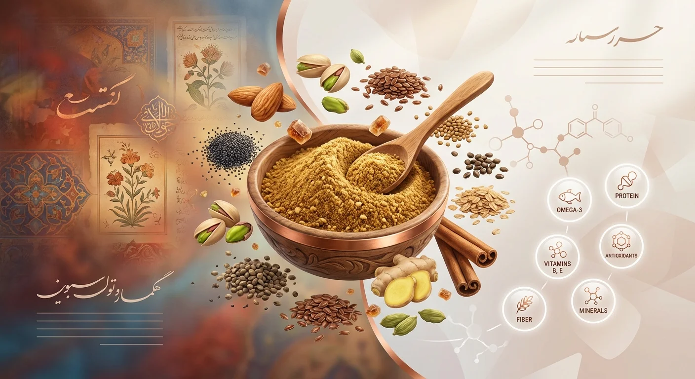 قاووت با شکر قهوه‌ای
